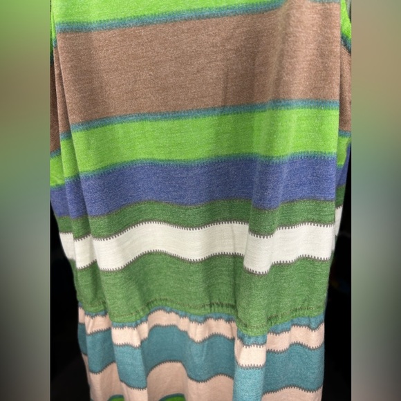 Women’s Walter Baker W118 Multicolor Striped Sleeveless Midi Dress Size Medium - Picture 7 of 7